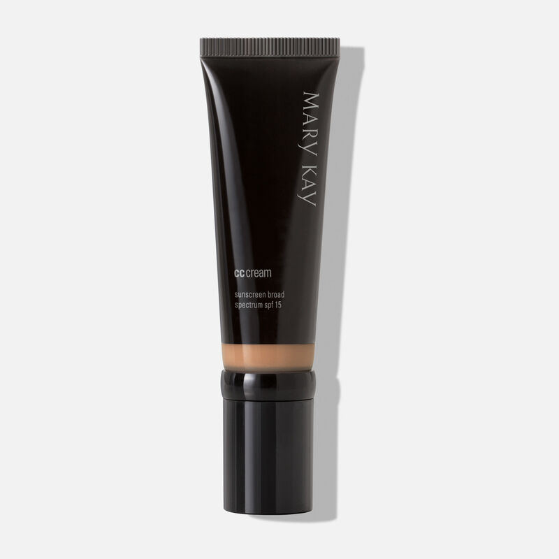 Tube of Mary Kay CC Cream Sunscreen SPF 15 in shade Deep