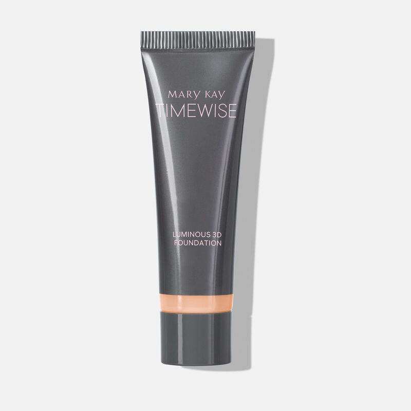Tube of TimeWise Luminous 3D Foundation in the shade Ivory C 110 standing on its cap.