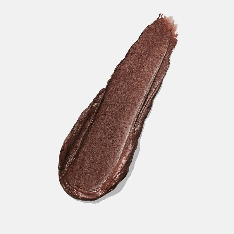 Product rub of Mary Kay Gel Semi-Shine Lipstick in Downtown Brown